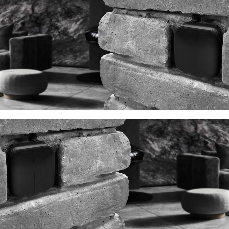 Surface-Mounted Switch RT1 Series Black