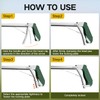 GYORGKSHI 78“ Snake Tongs Collapsible Grabber, Professional Reptile Snake Catcher