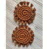 Handmade Macrame Car Coasters Set Of Two