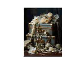 Twisted R Design 11x14 Antique Trunks Canvas Print Wall Art