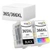 SCIGO BC-365XL BC-366XL Refill Ink Cartridge, Canon Ink 365, 366,
