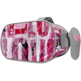 Decal Style Skin Wrap Compatible with Oculus Go Headset - Grunge Love (Oculus NOT Included)
