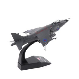 NUOTIE 1/72 Scale Harrier Jet Royal Air Force Fighter Pre-Build Airplane Model Kits Diecast Aircraft Military Display Model Aircraft for Display Collection or Giftn Gifts