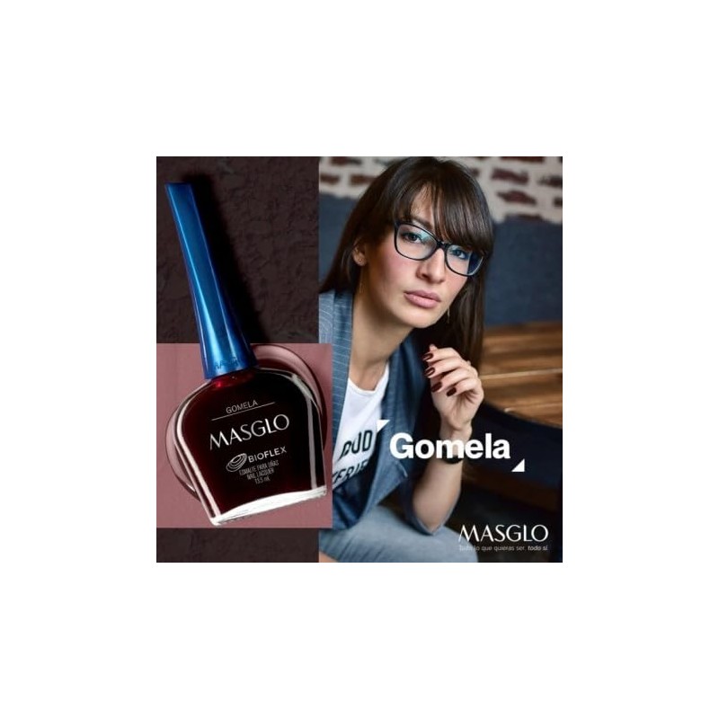 MASGLO Traditional Nail Polish 0.5 Fl. Oz. color (GOMELA)