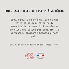 Rosemary Verbenon Organic Essential Oil - MY COSMETIK - 10ml