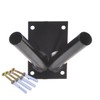 Aqbau Flag Holder 2 Compartments Flag Pole Holder Flag Wall