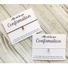 Confirmation wish bracelet Confirmation gift cross wish bracelet cord wish