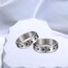 LYTTMAB Keep Pawstive Ring Anxiety Ring for Women Spinner Ring