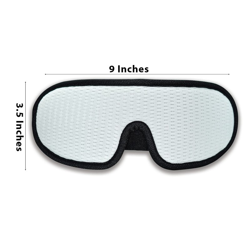 MoxySleep Sleep Mask with Nose Guard - Block Light for