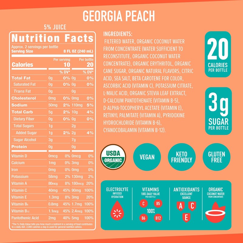 ROAR Complete Hydration Organic - Electrolyte Drinks Loaded with Vitamins