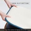 Elegant Comfort 2 Pack Chair Cushion Covers - Skid-Proof Rubber
