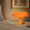 AUDALA Orange Mushroom Lamp, Dimmable Mushroom Table Lamp with 3