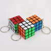 1Pc Mini 3X3 Keychain Cube Keyring Cube Stickerless Bright Speed