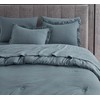 Chezmoi Collection Eleanora Queen Bed in a Bag 7-Pieces Ruffled