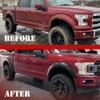 Fender Flares Fit Ford F150 2015-2017(67.1" 78.9" 97.6" Bed)