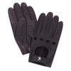 Meetoget Men's Leather Driving Gloves Unlined Goatskin Auto Driving Gloves