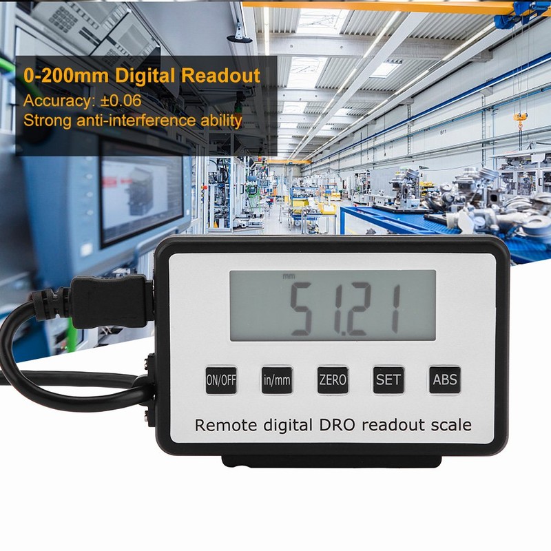 0-200mm Digital Linear Scale Accurate Digital Linear Scale LCD Display