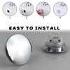 6 Pieces Overflow Cover, Overflow Plug, Round Overflow Cover, Sink