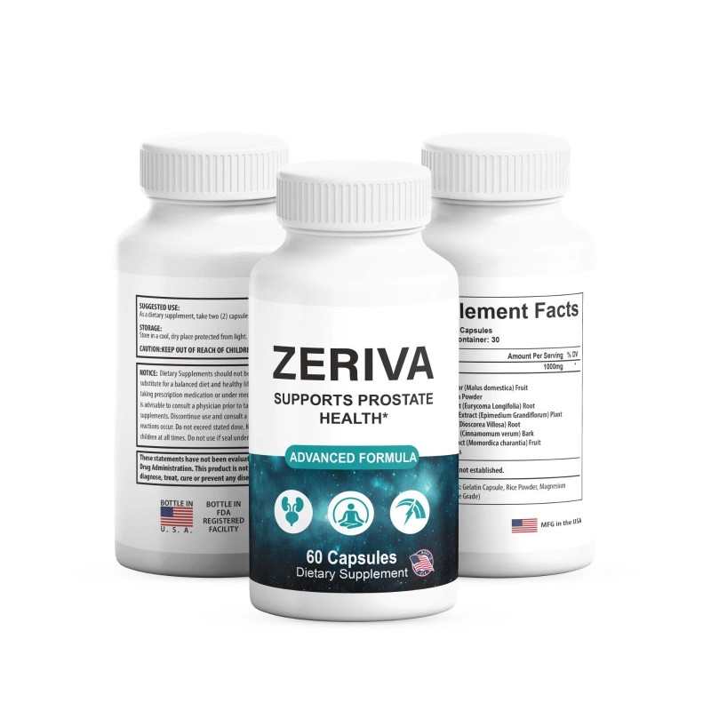 (6 Pack) Zeriva Pill Advanced Prostate & Bladder Support Supplement