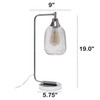 Maykoosh Farmhouse Fresh Industrial Mesh Desk Lamp, Chrome