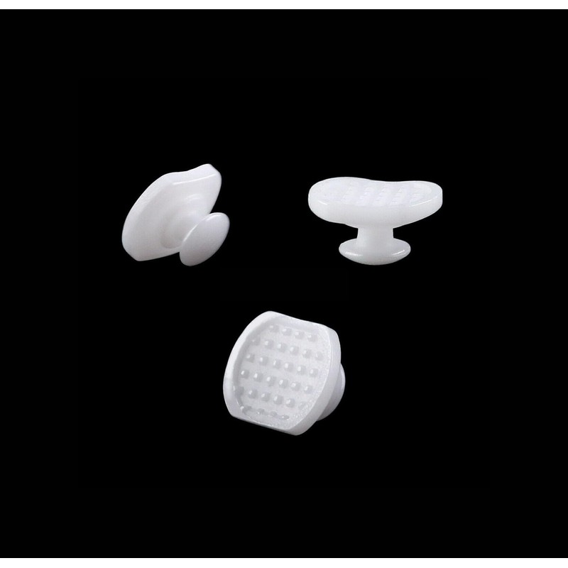 20Pcs/Box Dental Orthodontic Lingual Button Bondable Composite Ceramic Round/Rectangular Base