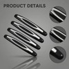 Hopzab 4 Pcs Car Door Edge Guard Strips–Anti-Scratch Bumper Protection