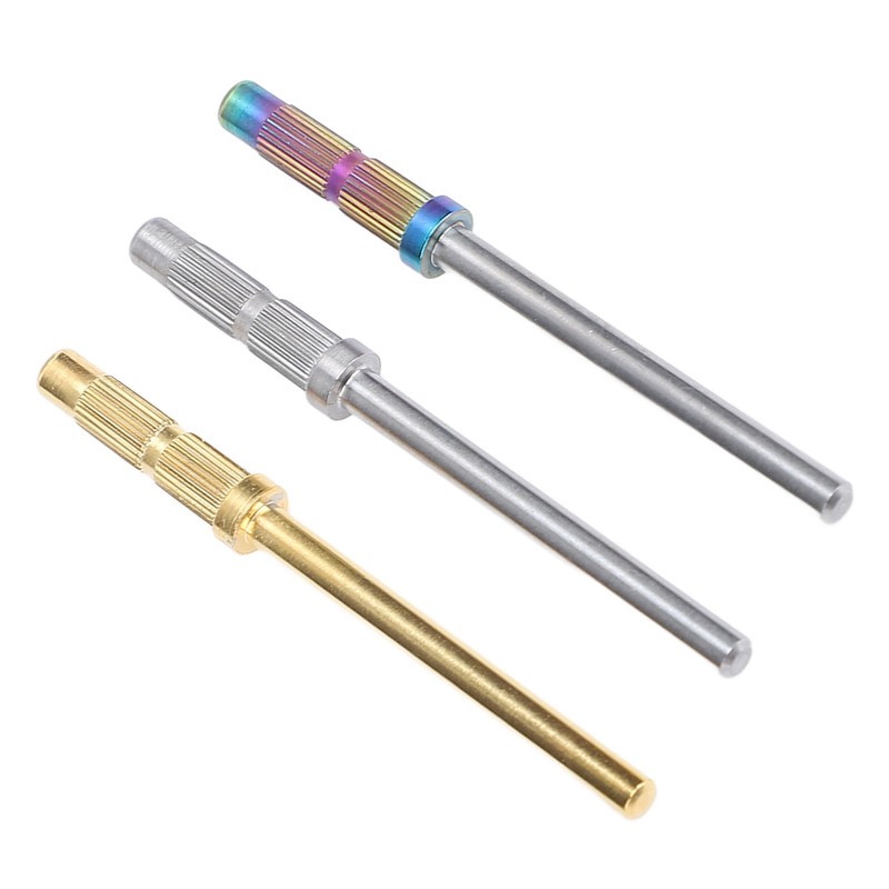 3pcs 3mm Nail Mandrel Stainless Steel Manicure Pedicure Mandrel Rods