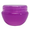Beauticom 10G/10ML LIGHT Purple (18 Pieces) Frosted Container Jars with
