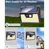 Peasur Solar Outdoor Lights [10 Pack/140LED], 3000K Warm Light Motion