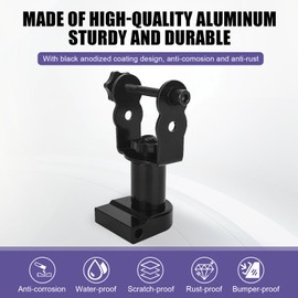 GLOBLED 360° Swivel Screen Mount Aluminum Swivel Arm Screen Rotating Exercise Machine Suitable for Accessory to Turn for Peloton Bike Screens (Not Compatible with Peloton Bike+)