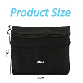 80-Color Dual Tip Alcohol Markers Set with Carrying Case – Art Markers for Adults & Kids, Ideal for Drawing, Sketching, Coloring