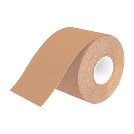 Kinesiology Tape Uncut | 1 Beige Roll of Athletic Sports Tape | 16ft Length and 2'' Width | Waterproof • Skin-Friendly • Elastic | Ideal for Sports | axion