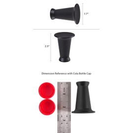 VOROMADU Coat Hooks Wall Mount Towel Holder Sturdy Aluminum 3 Pack Round Solid Robe Hanger for Bathroom Kitchen Office Black Anodized