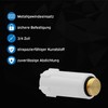 kör4u Set of 10 Construction Plugs, 3/4 Inch, White, Plastic