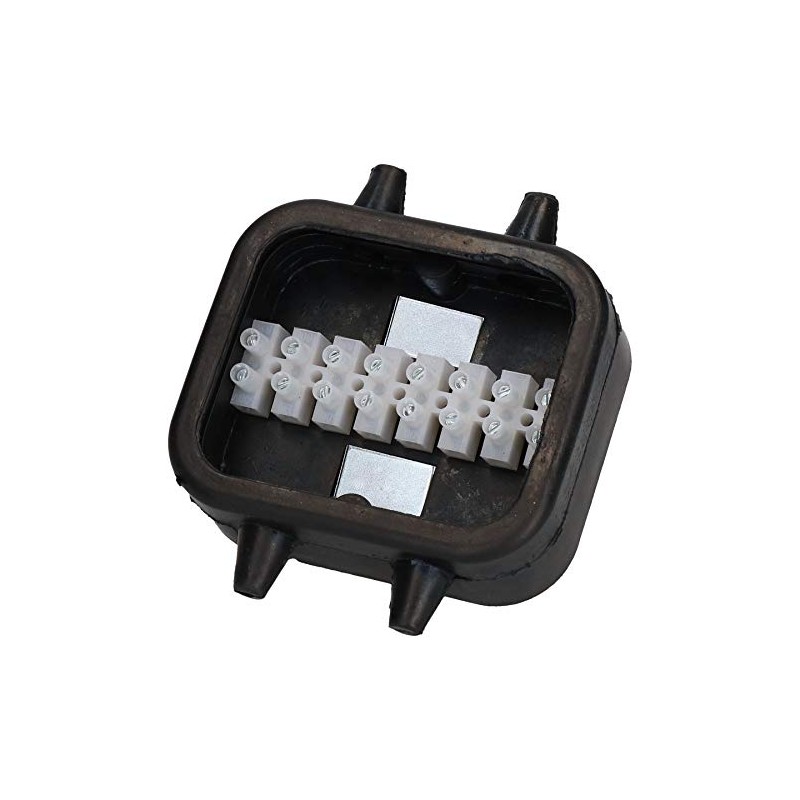 AB Tools Trailer Lighting Electrics Rubber Junction Box 8 Way