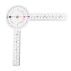 Rehabilitation Advantage Goniometer Set - 12” & 8” 360-Degree, 8”