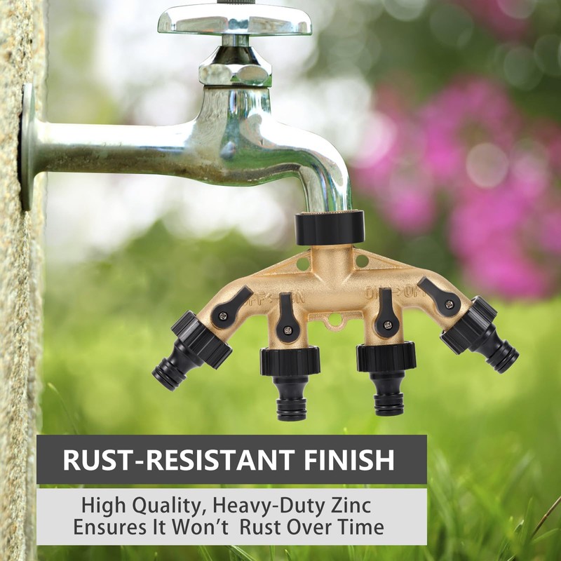 Gardena distributor, Gardena irrigation system, Gardena 4-way distributor, use up