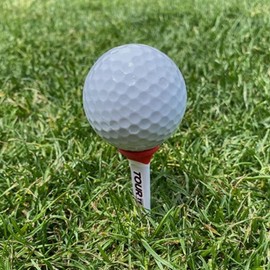 TOURTEE 2022 Tour Tee Original T-3.1 inches (80 mm) Tee, Genuine Japanese Product, Pack of 5