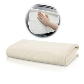 Car Leather Cloth, Chamois Leather, 60 x 40 cm, Absorbent Soft Leather Cloth, Car Cleaning Cloth, Quality Natural Genuine Leather, Car Leather Drying Cloth, Natural Cleaning Cloth