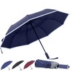 Cilnos Umbrella Windproof Strong, Folding Travel and Compact Umbrella with