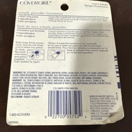 COVERGIRL (2) COVERGIRL simply powder Foundation #545 Warm Beige  Discontinued HFT Sealed