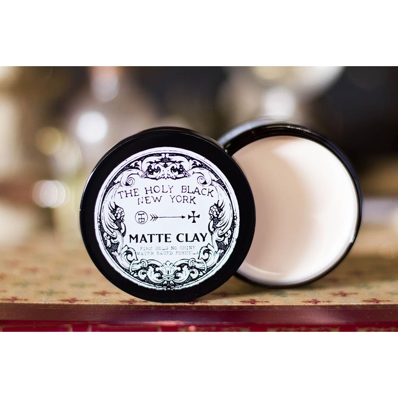 The Holy Black Matte Clay 4 Oz