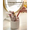 Makeup Brush Holder, [2023 Newest] [Dustproof & Waterproof] 360 Rotating
