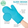 COOK WITH COLOR Silicone Oven Mitt Set- 6 PC. Set