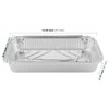 HAKZEON 25 Pack Large Aluminium Tin Foil Trays, 31 x