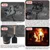 Long Handle Fireplace Ash Sifter, Hollow Out Metal Coal Shovel