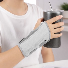 Adjustable Wrist Brace for Daily Support – Dual Strap Compression with Breathable Design for Work, Rest & Travel