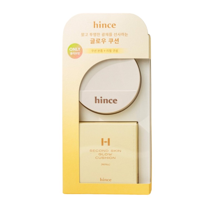 Hins Second Skin Glow Cushion 12g original + refill Rosy