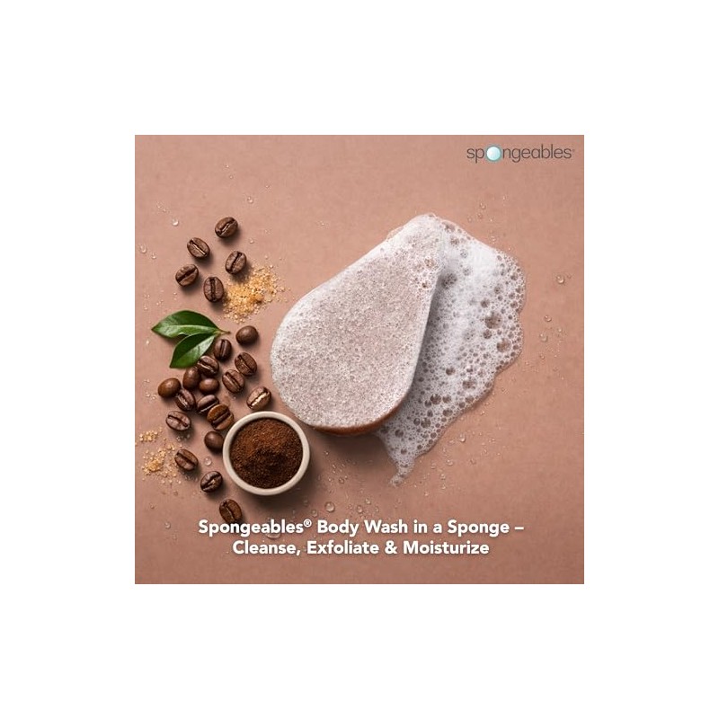 Spongeables - Gel anticelulítico para el cuerpo en una esponja,