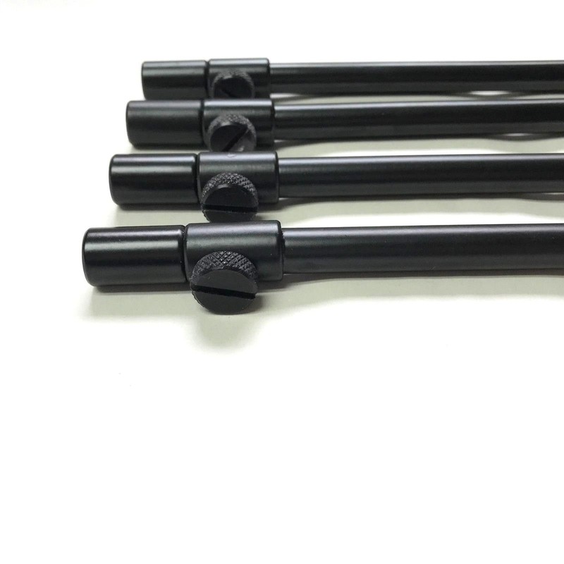 4 x 20-30cm Black Carp Coarse Ali Aluminium Bank Sticks